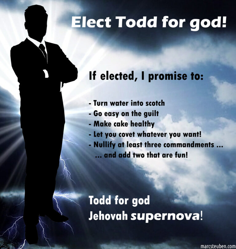 Read more about the article Todd for god!